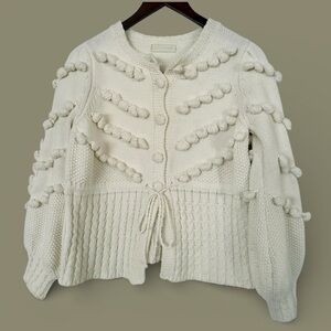 Vita Grace Cotton pom pom sweater